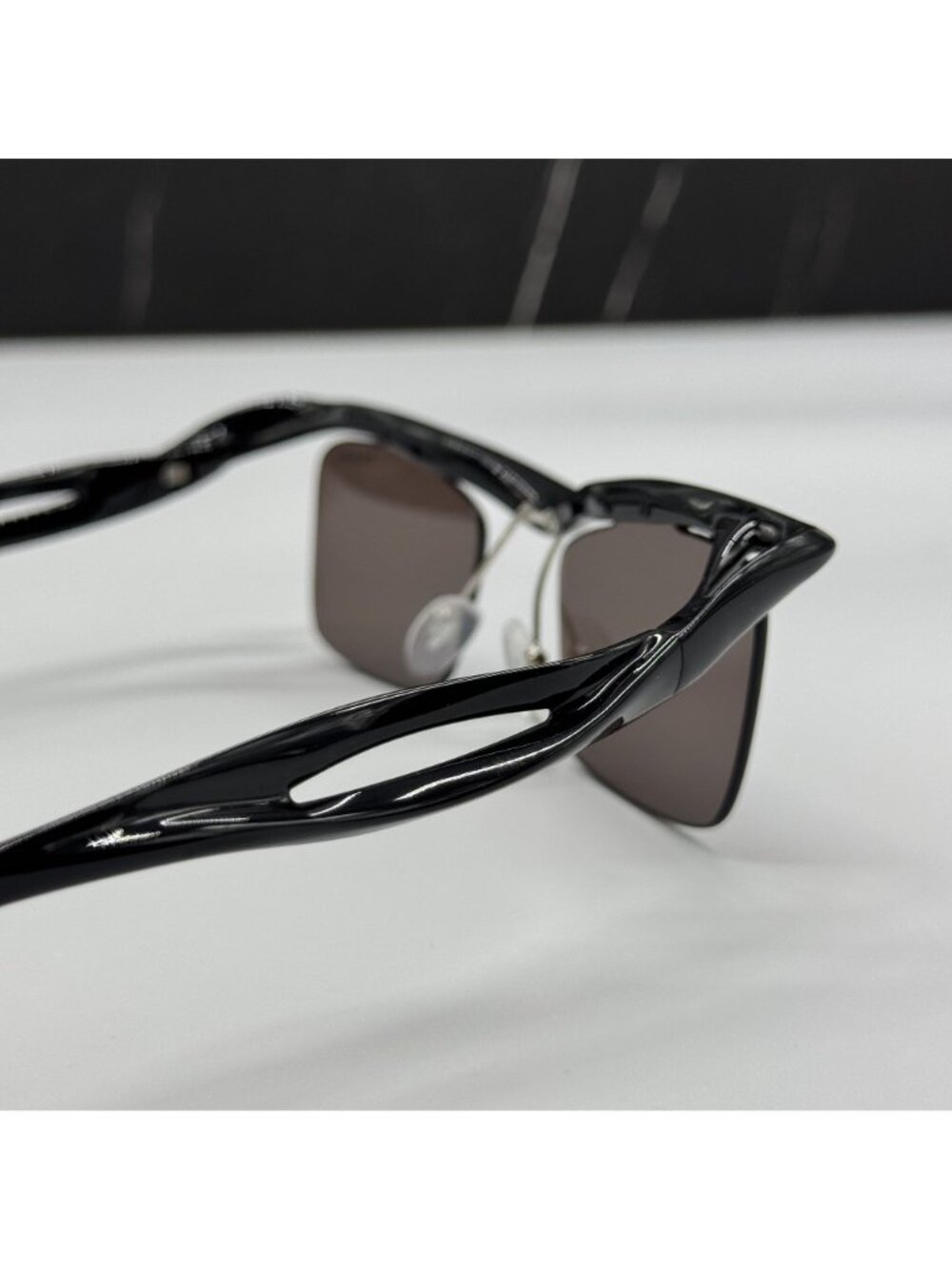 NEW PRADA PRA15S 1AB8C1 SUNGLASSES PR A15S 1AB8C1 SQUARE BLACK UNISEX SPR A15S - Picture 7 of 13